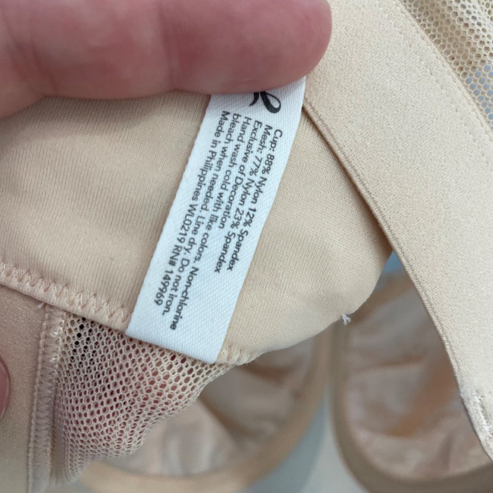 LIVELY cream/nude lace convertible bra size 36DD - Picture 5 of 6